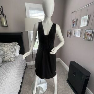 M41 - Joseph Ribkoff Sleeveless Black Cocktail Dress, size 10